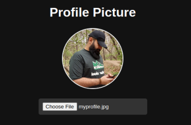 How to Create a JavaScript Profile Pic Upload Feature
