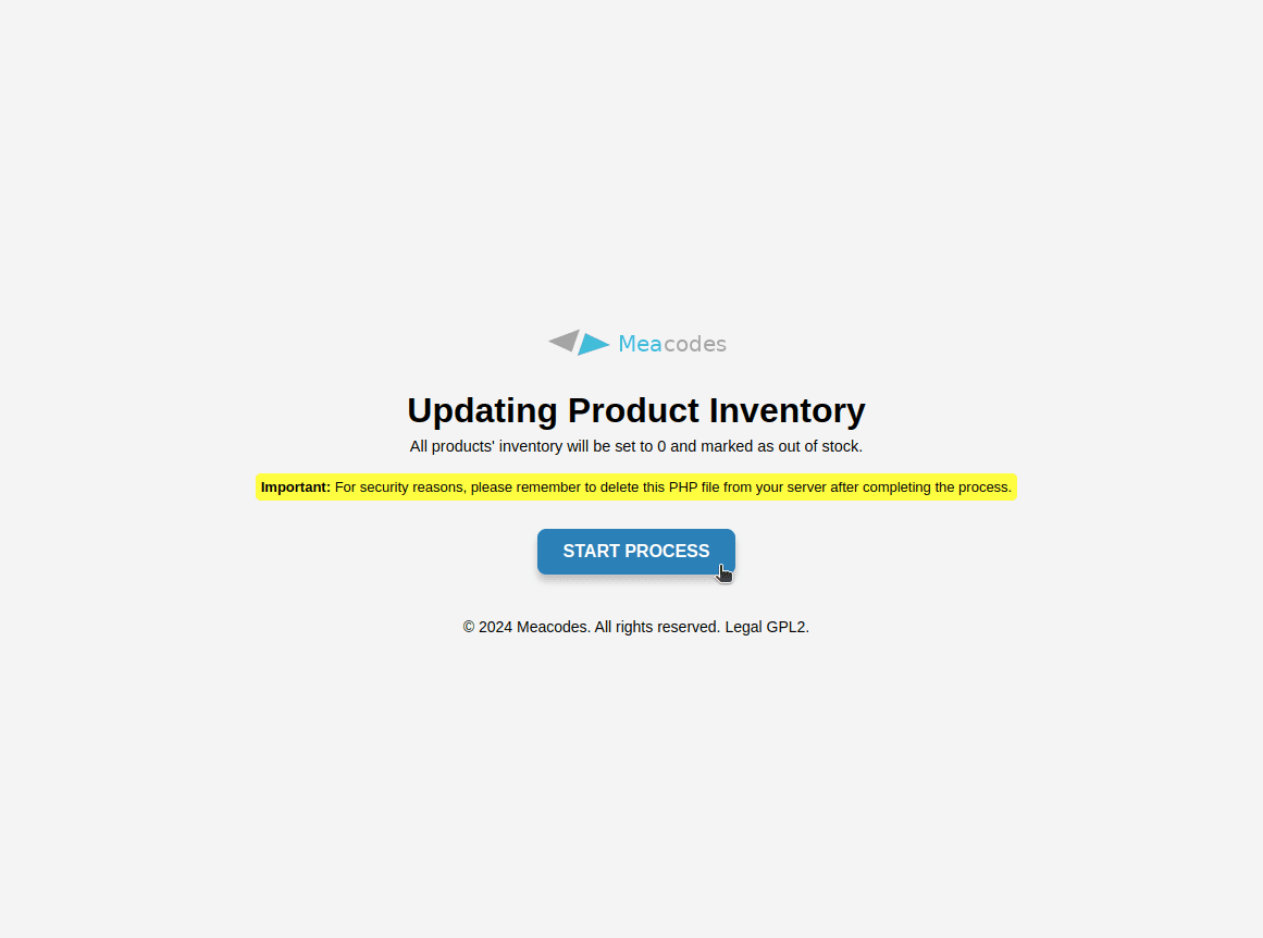 "Streamline Your WooCommerce Inventory Management: Effortlessly Reset Stock Levels with Our Bulk Update Tool!"