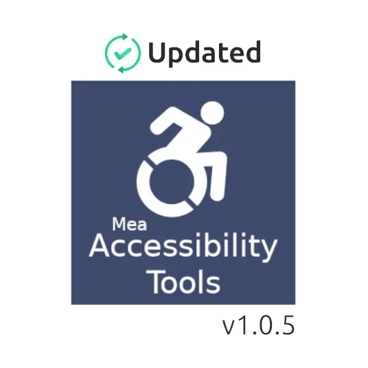 "Meacodes Accessibility Tools v1.0.5: Enhanced Elementor Compatibility and Seamless UI Improvements."